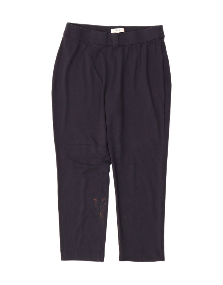 Spodnie damskie Marks & Spencer UK 14 Medium W30 L25 Granatowe