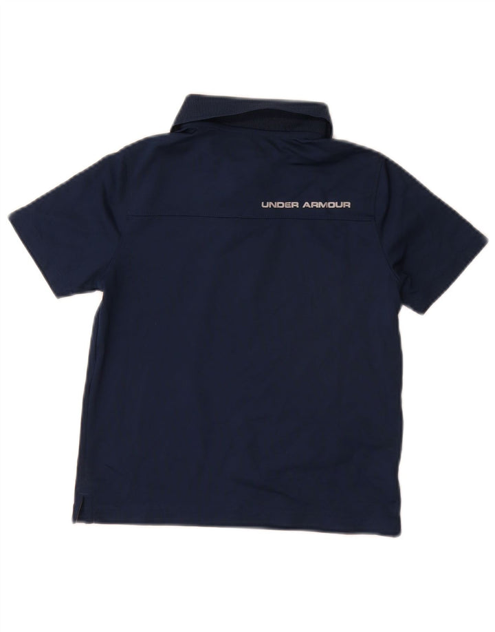 Chłopięca koszulka polo UNDER ARMOUR Heat Gear 6-7 lat XS, granatowa