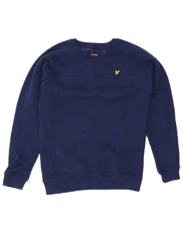 Bluza chłopięca Lyle & Scott 9-10 lat, granatowa, bawełniana