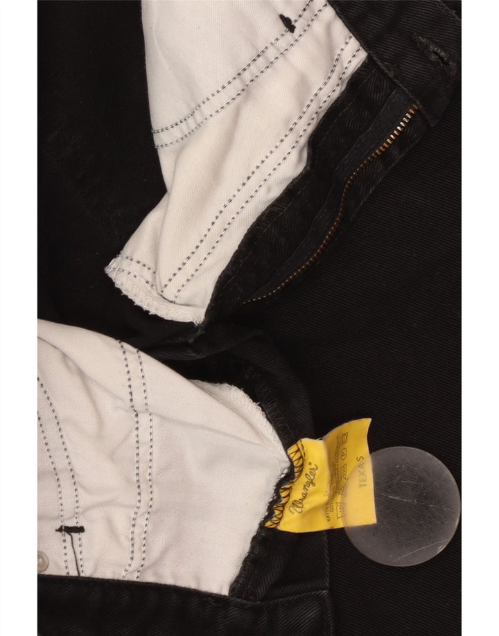 Męskie jeansy Wrangler Texas Straight W33 L34, czarne, bawełniane