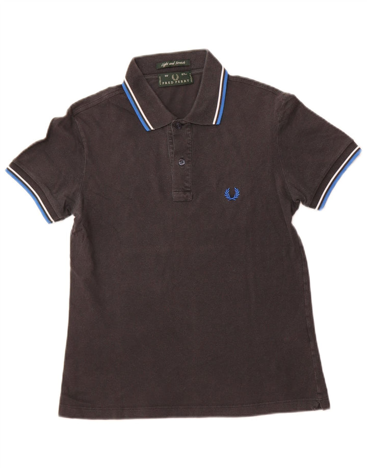 Męska koszulka polo FRED PERRY, mała, czarna, bawełniana