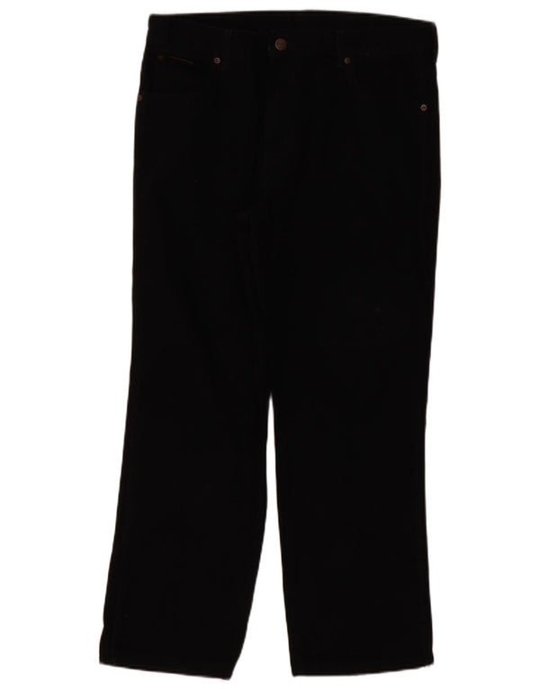 Męskie jeansy Wrangler Texas Straight W36 L30, czarne, bawełniane