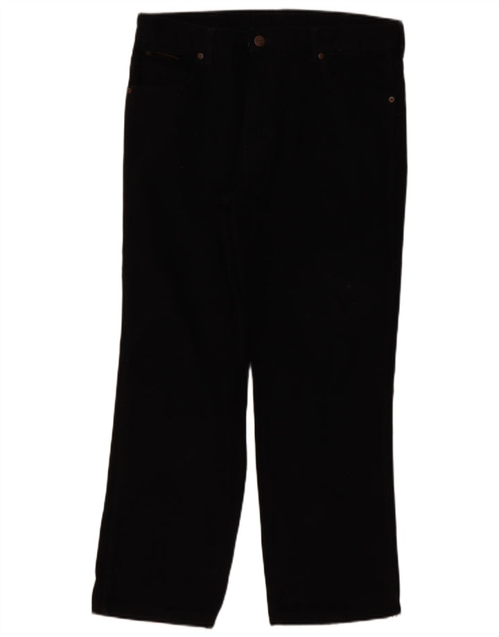 Męskie jeansy Wrangler Texas Straight W36 L30, czarne, bawełniane