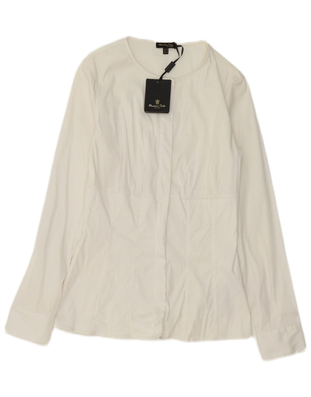 Koszula damska Massimo Dutti EU 34 2XS Biała bawełna