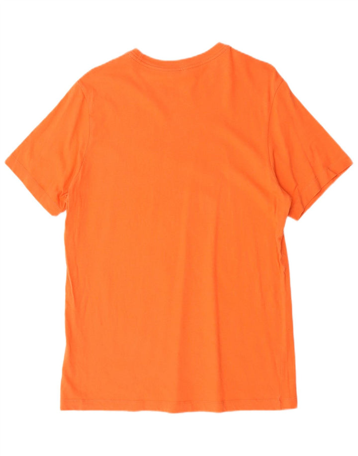 Męski T-shirt Nike z grafiką, średni pomarańczowy, bawełniany