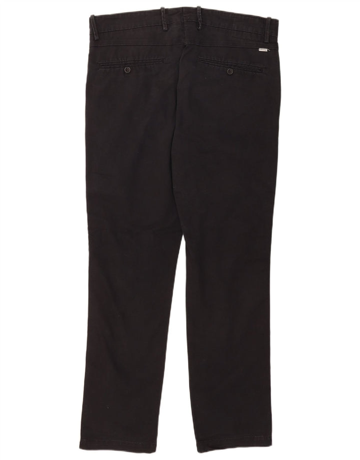 Męskie spodnie typu slim chino Levi's W36 L32 Czarna bawełna