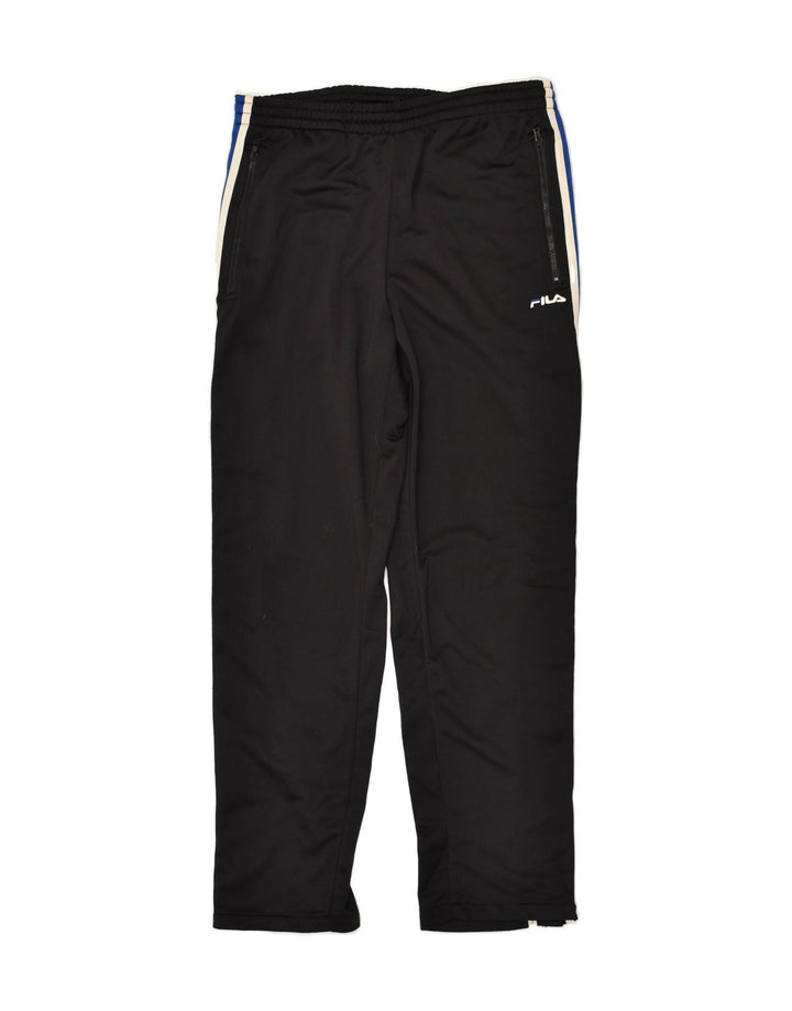 FILA Womens Tracksuit Trousers IT 46 Large Black Polyester Vintage Fila and Second-Hand Fila from Messina Hembry 