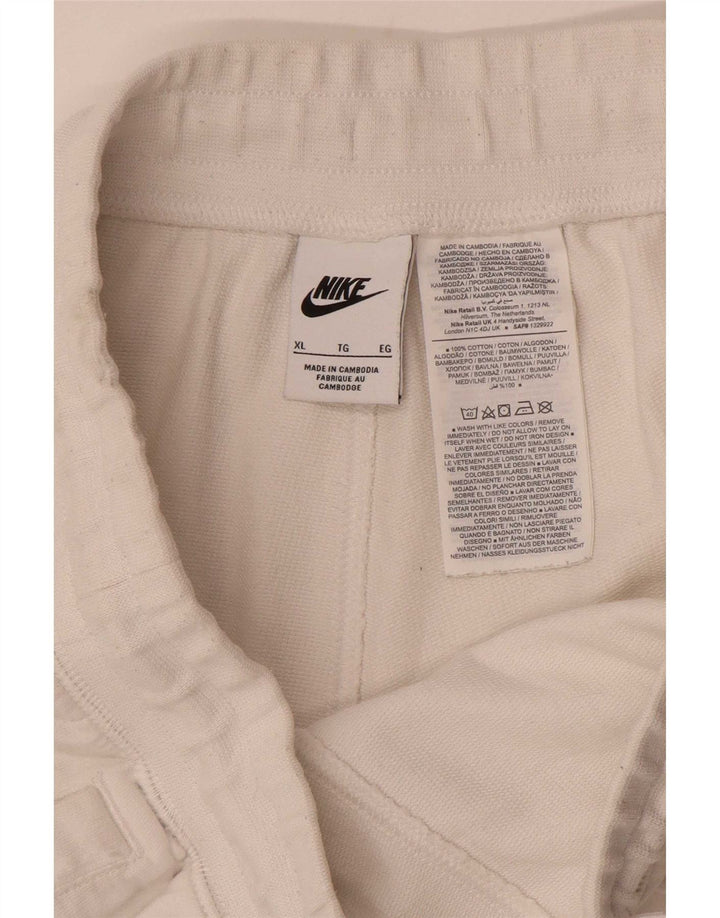 Męskie spodenki sportowe Nike Graphic XL, białe, bawełniane