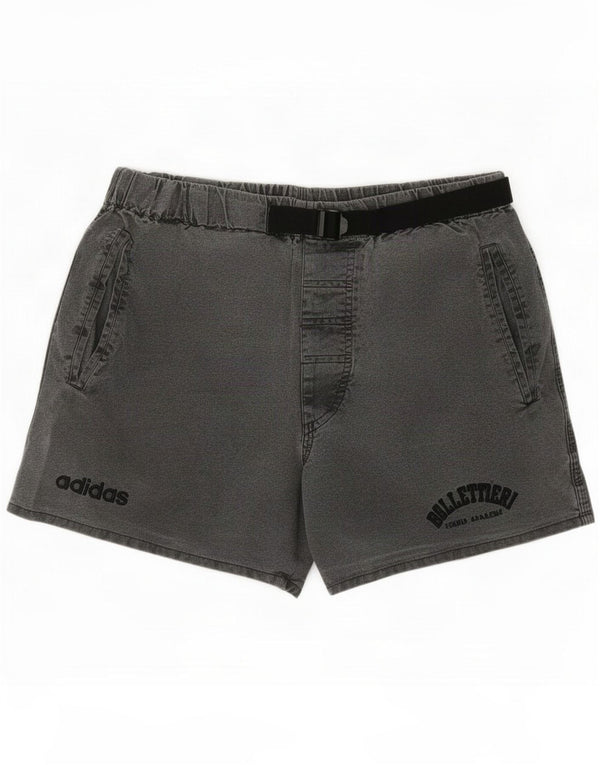 Adidas Męskie spodenki chino małe W29 szare bawełniane