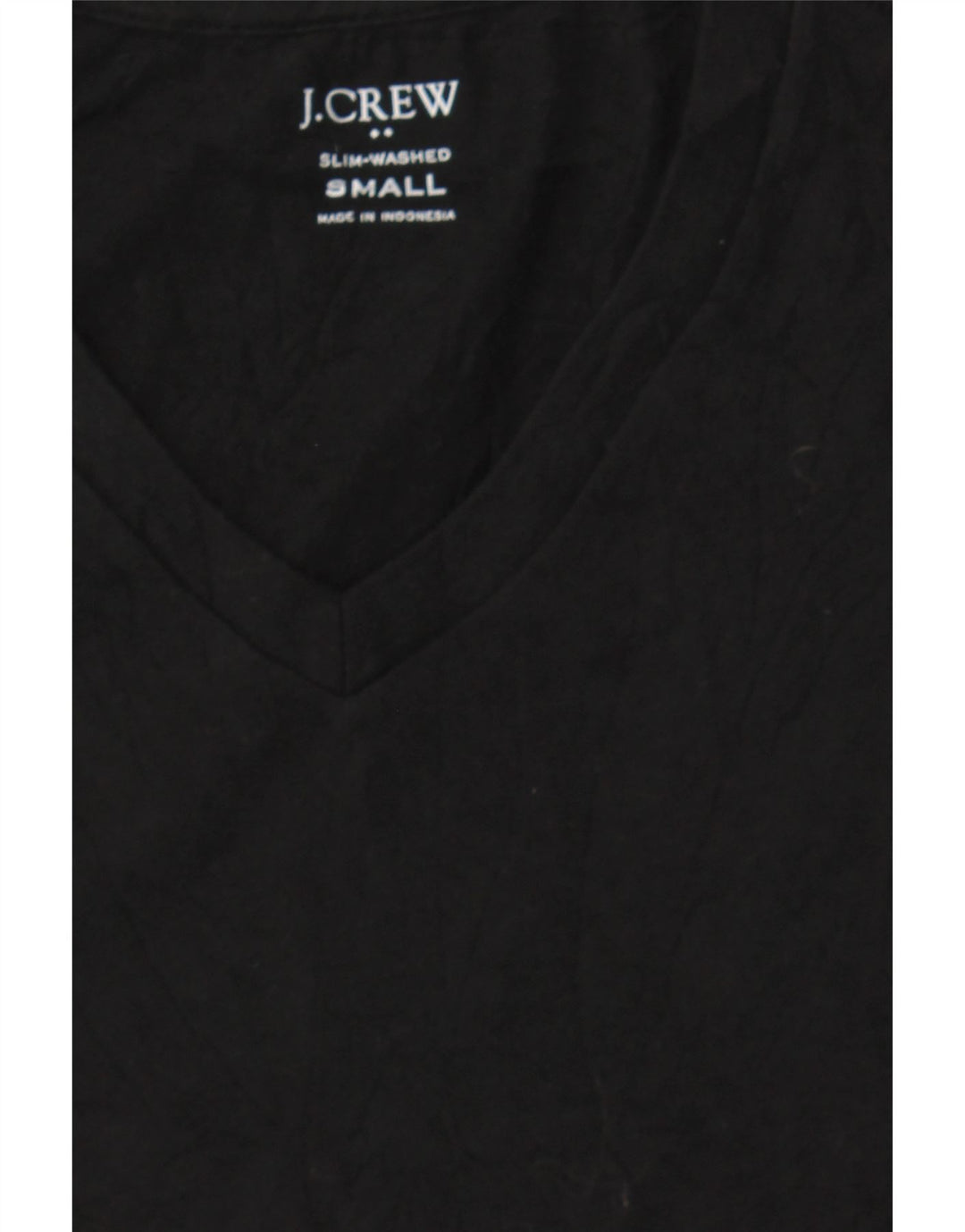 J. CREW Womens T-Shirt Top UK 10 Small Black Cotton Vintage J. Crew and Second-Hand J. Crew from Messina Hembry 
