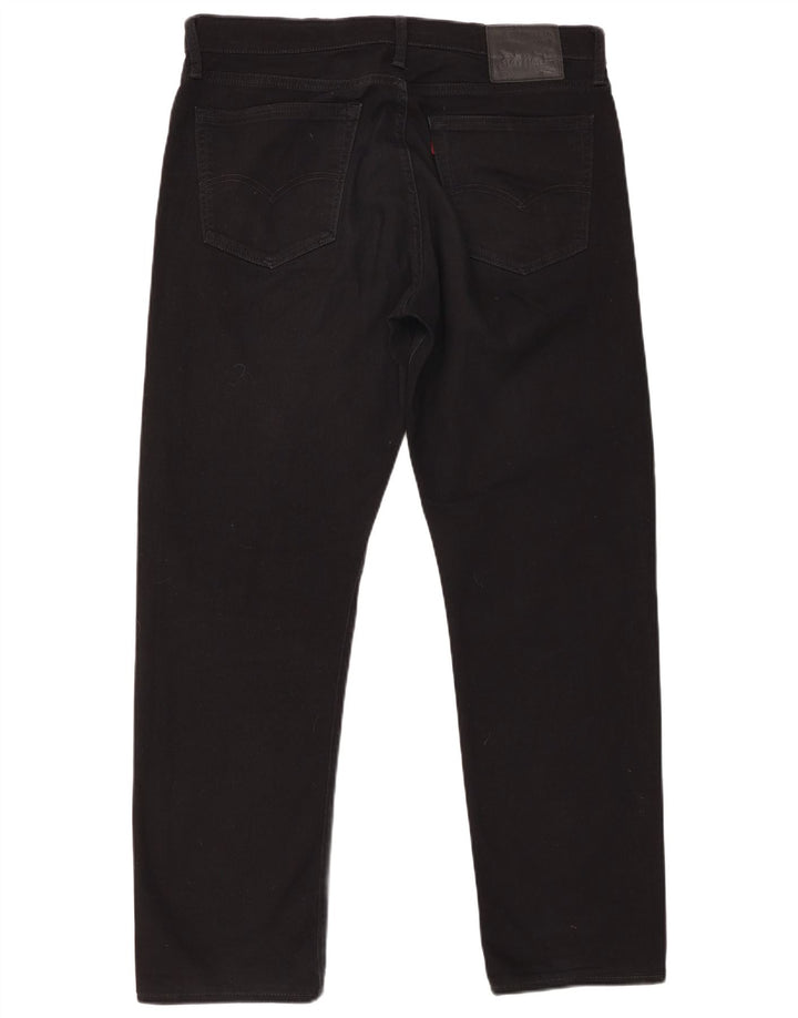 Męskie jeansy LEVI'S 504 Straight W36 L32 Czarna bawełna