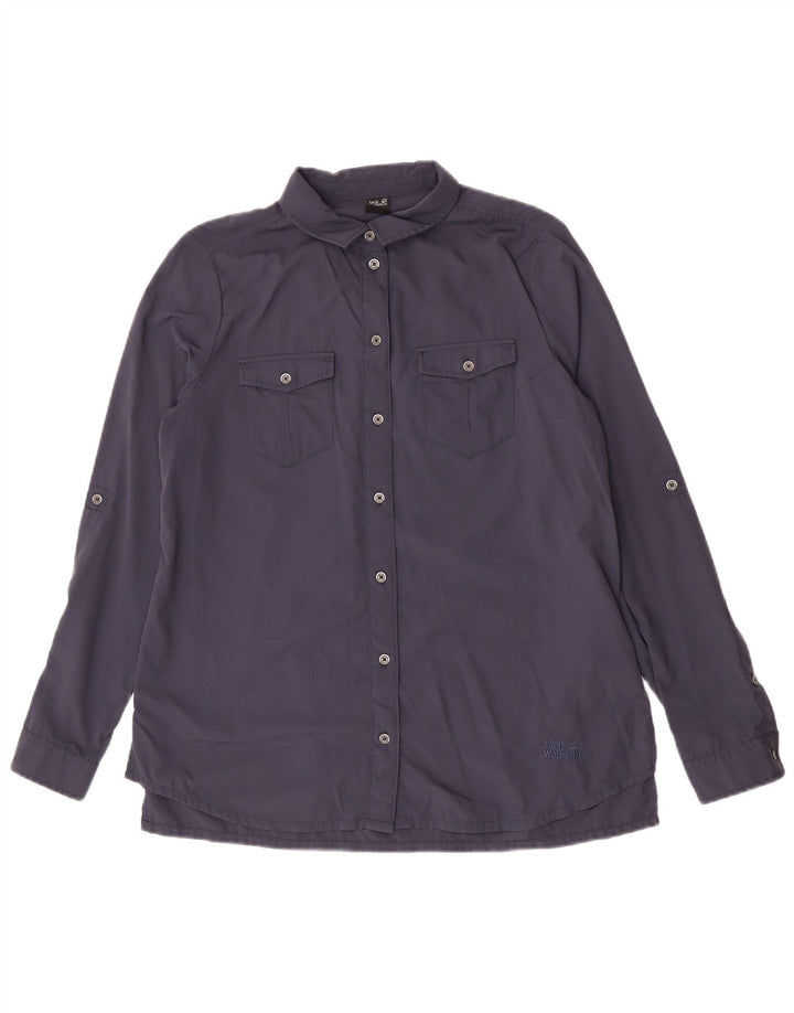 Koszula damska Jack Wolfskin UK 12 Średni granatowy poliamid