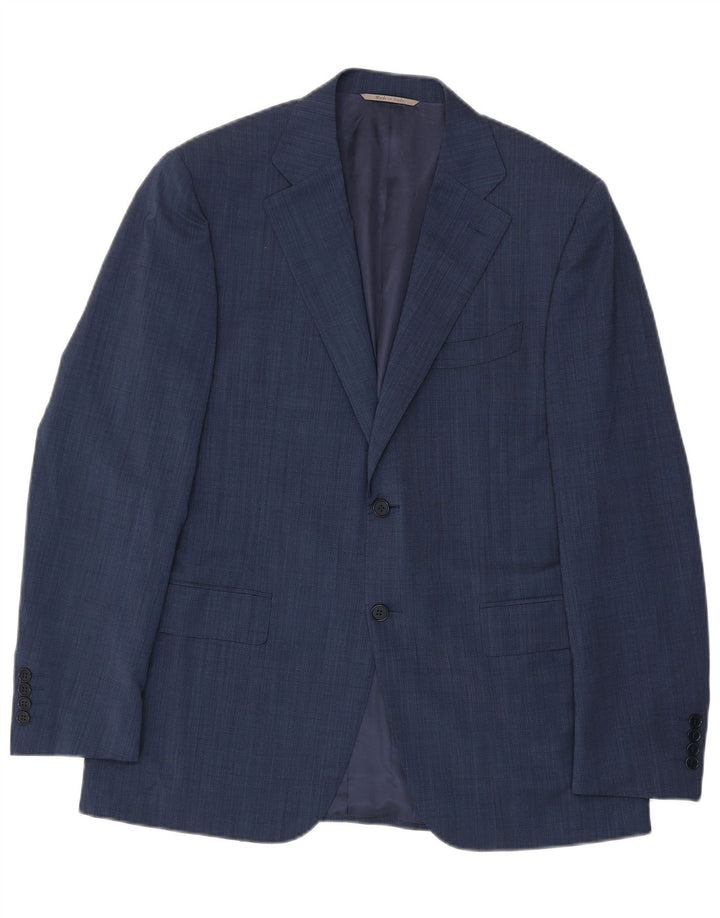 Canali Męski 2-częściowy garnitur zapinany na 2 guziki IT 50 Large W34 L30 Granatowa wełna