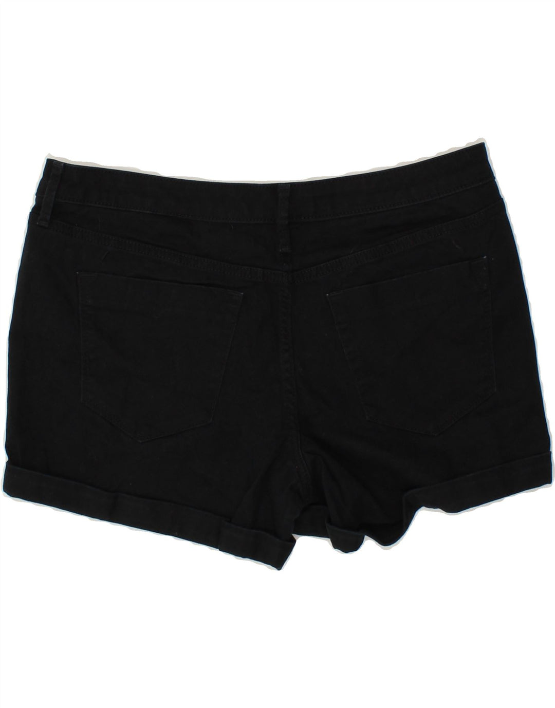MOSSIMO Womens Mid Rise Denim Shorts US 12 Large W31 Black Cotton Vintage Mossimo and Second-Hand Mossimo from Messina Hembry 