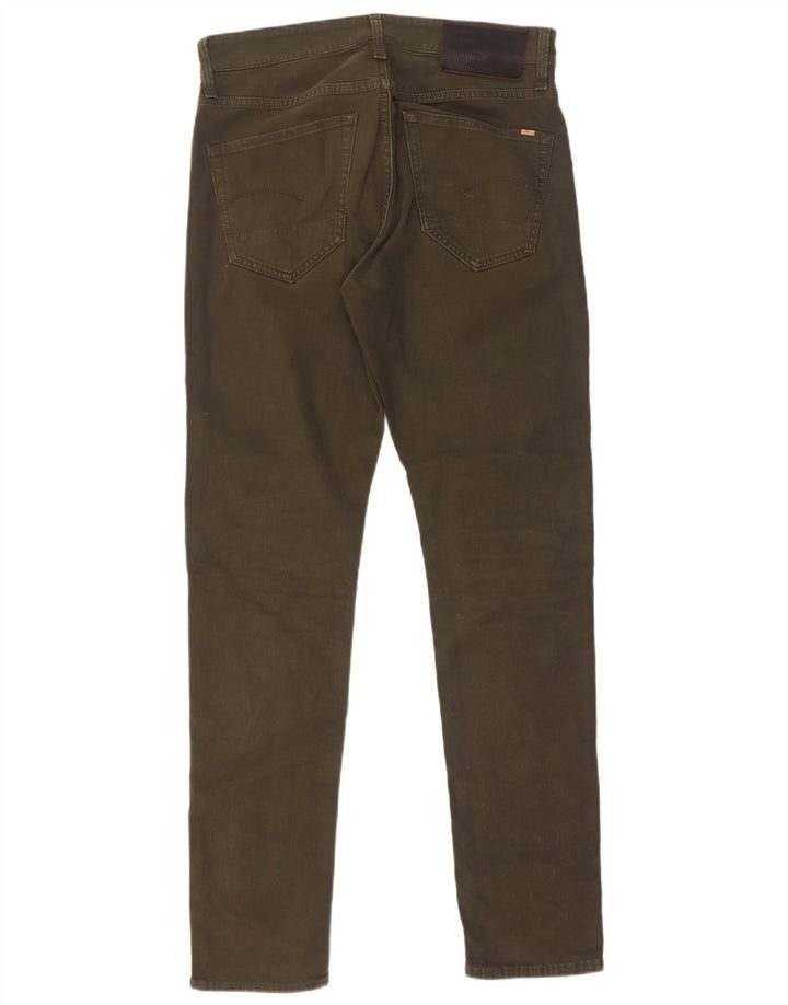 Męskie jeansy slim G-Star W30 L32, bawełna khaki