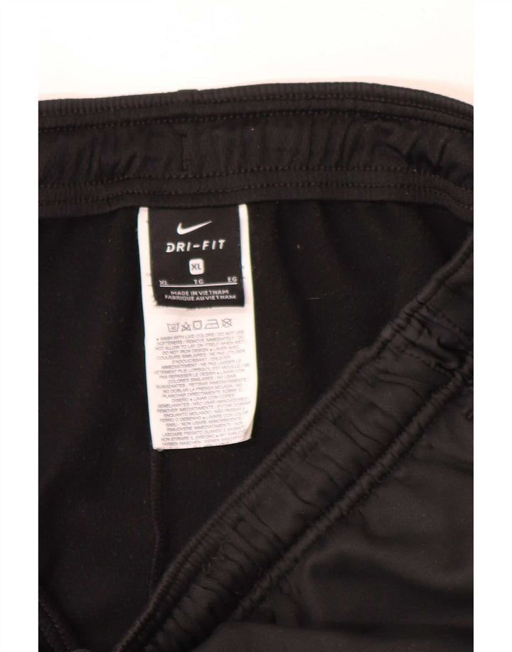 Męskie spodnie dresowe Nike Dri Fit XL, czarne, poliestrowe