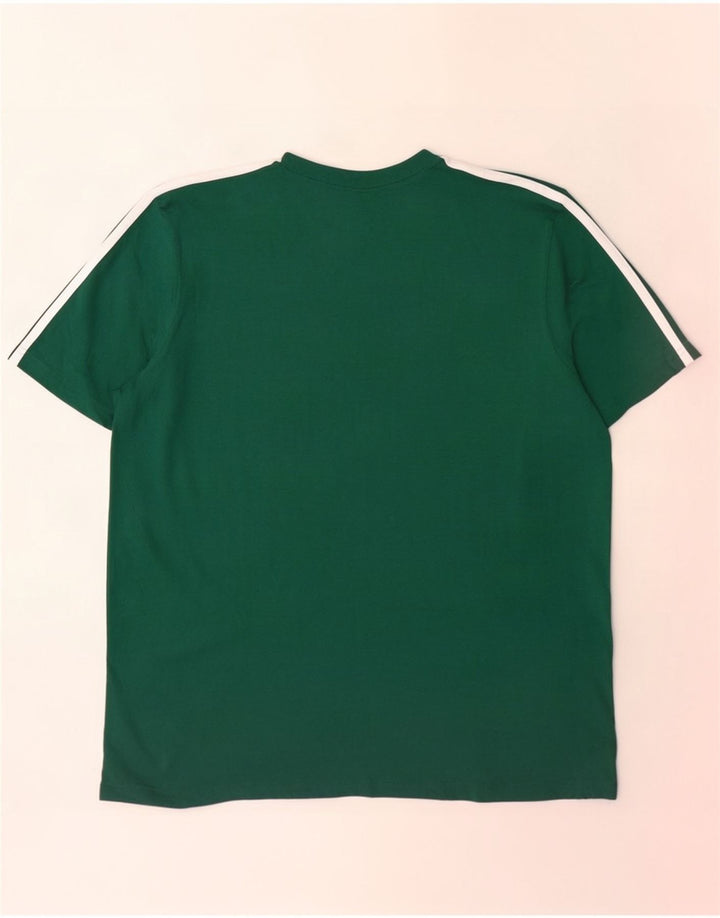 Adidas Męska koszulka Top 2XL Zielona bawełna