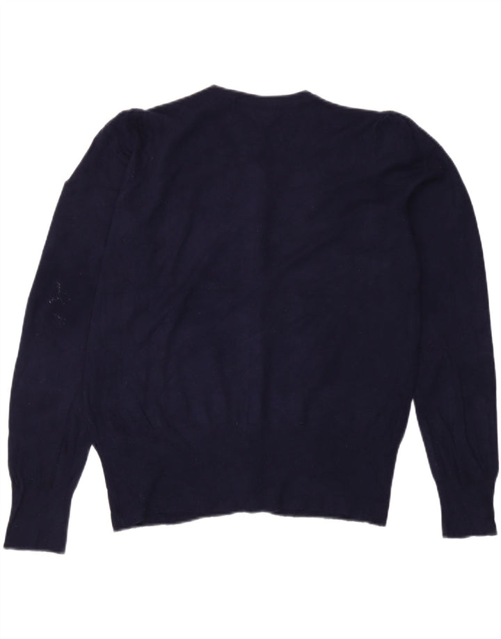 Sweter damski Marks & Spencer UK 12, średni granatowy, wiskoza