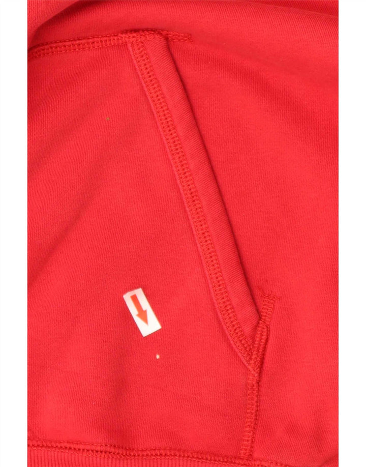 Męski sweter Vans Versa Graphic z kapturem, duży, czerwony, bawełniany