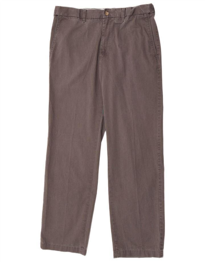 Męskie spodnie Chino Marks & Spencer Blue Harbor Straight W34 L33 Szare