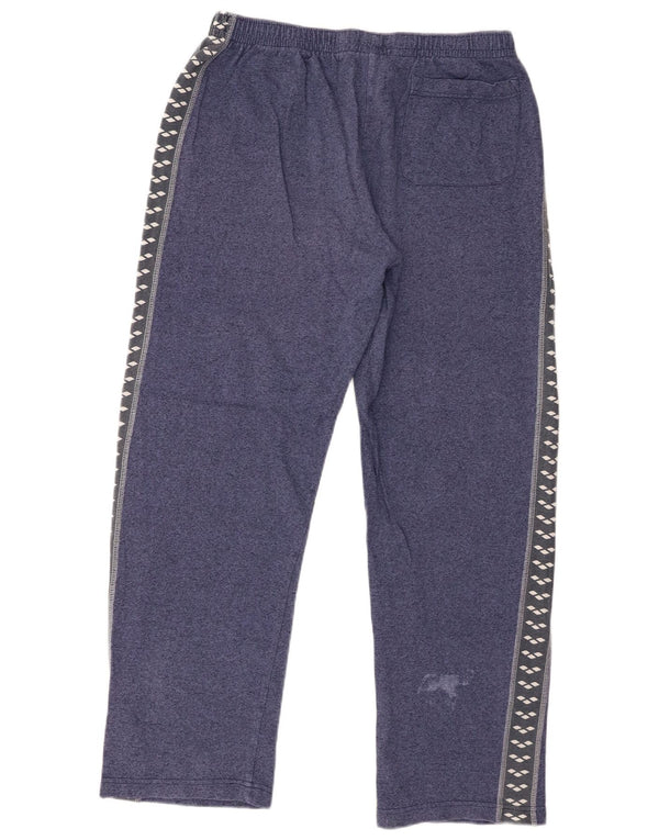 Męskie spodnie dresowe Arena z grafiką, duże, niebieskie nakrapiane