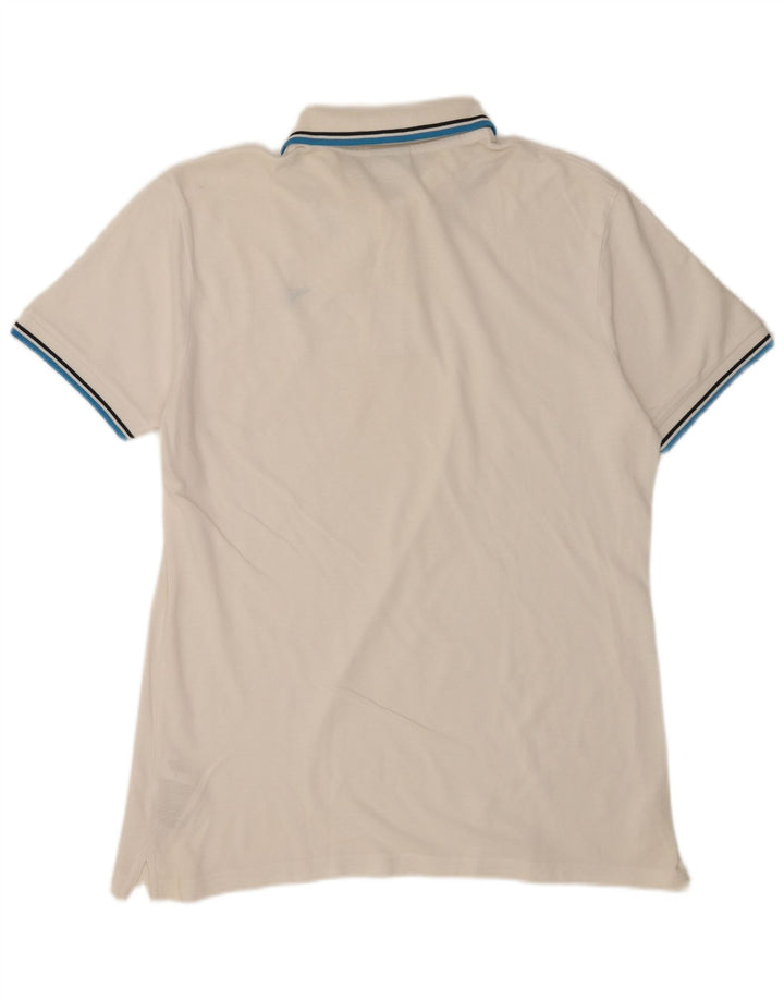 Męska koszulka polo Diadora XL, biała, bawełniana