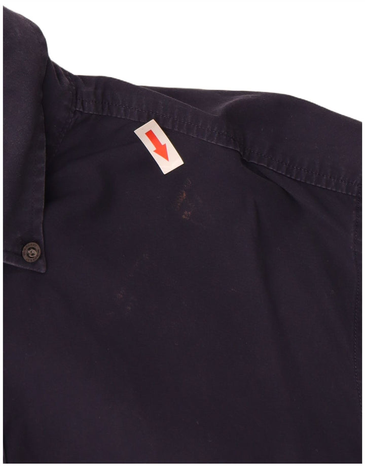 Koszula męska BRIT Burberry, średnia, granatowa, bawełniana