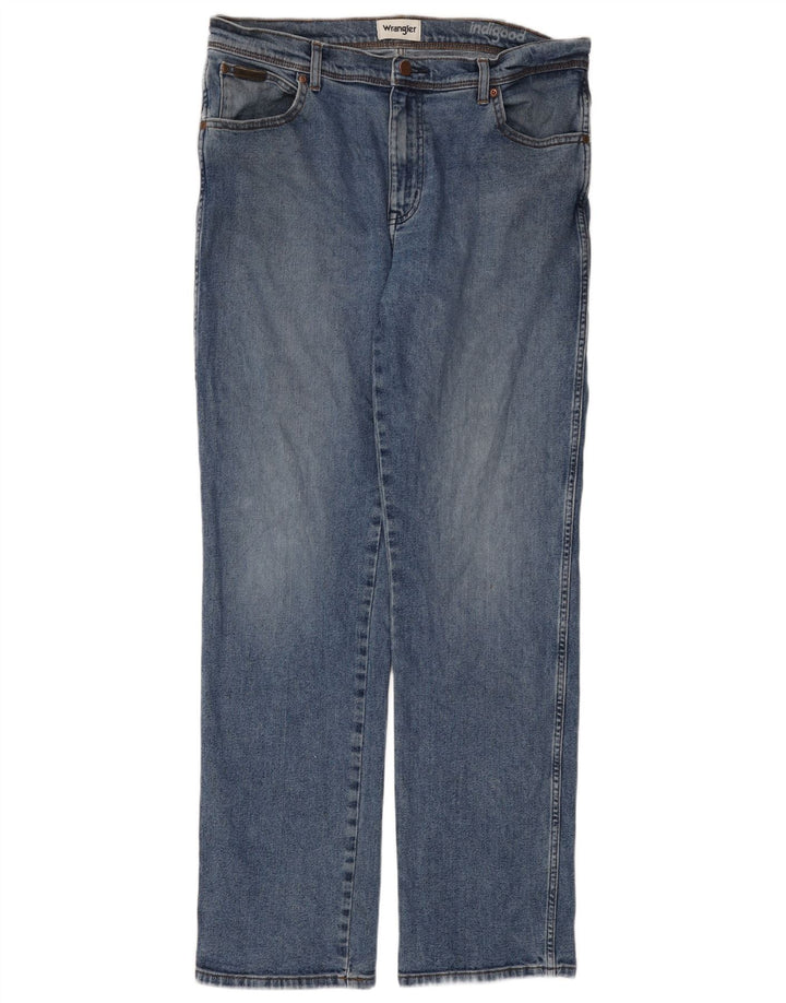 Męskie jeansy Wrangler Texas Straight W36 L32 Niebieskie
