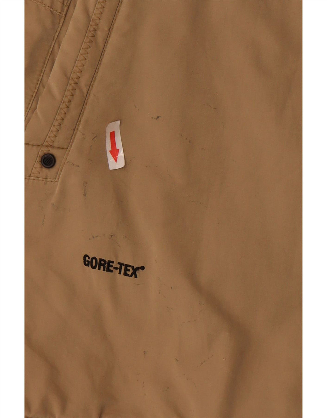 Męska kurtka wiatrówka Bugatti Gore-Tex UK 62 6XL Beżowa bawełna