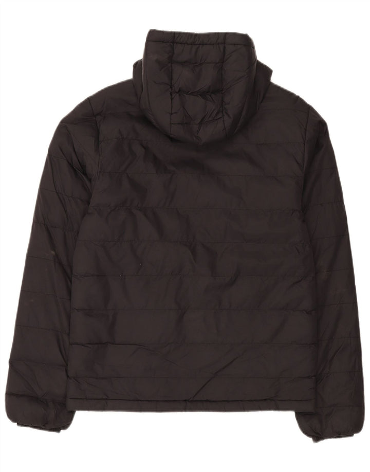 Męska ocieplana kurtka z kapturem Mountain Warehouse UK 34 XS, czarna, poliamidowa