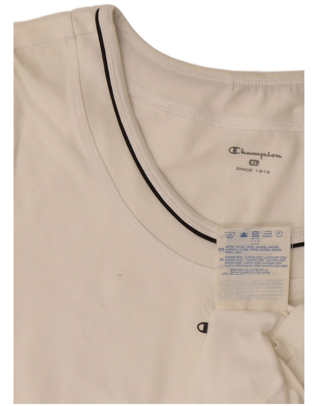 Koszulka damska Champion Top UK 18 XL, biała bawełna