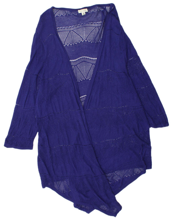 Marks & Spencer Damski sweter rozpinany z autografem, UK 18 XL, fioletowy