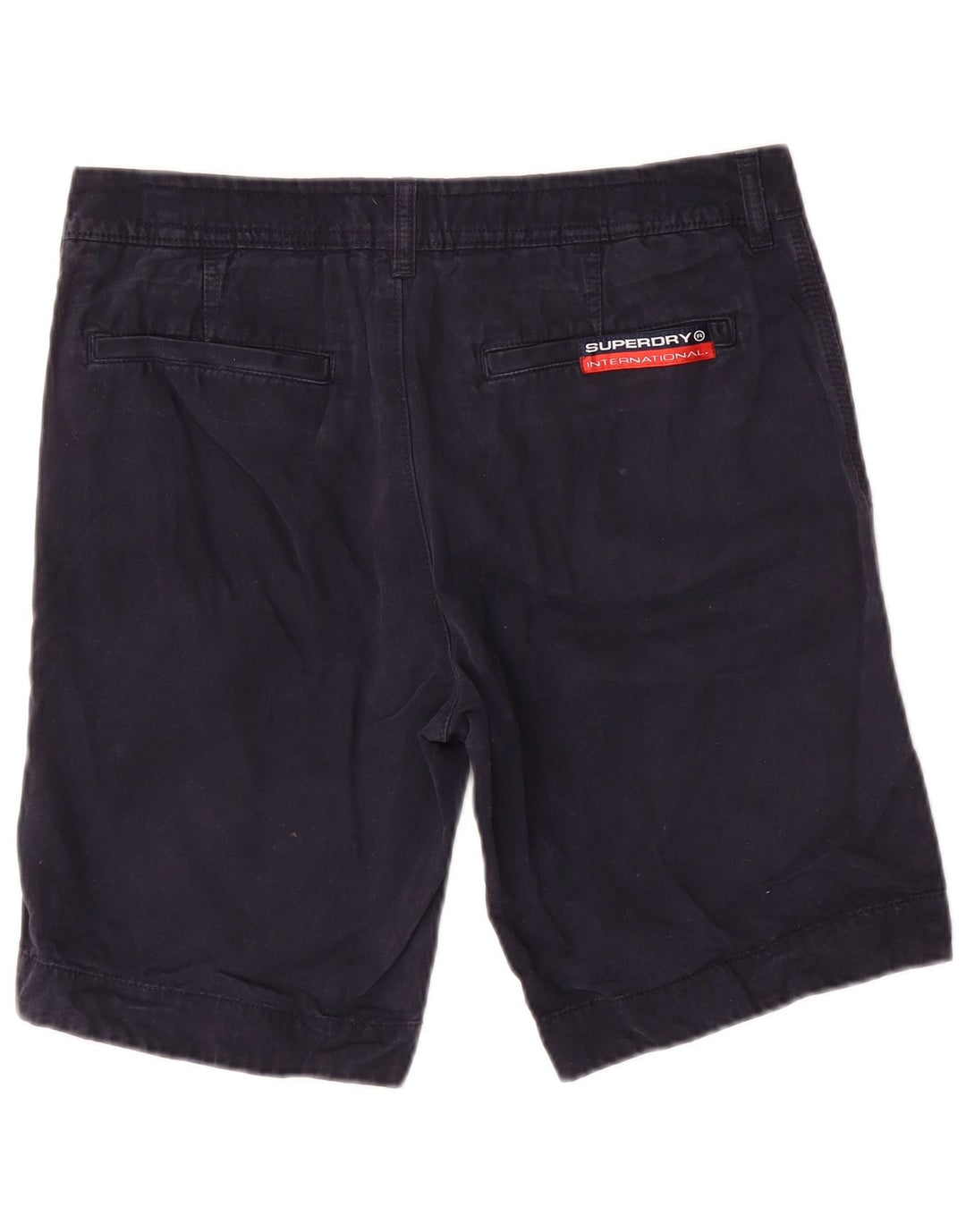 Męskie spodenki chino Superdry, średnie W32, granatowe, bawełniane