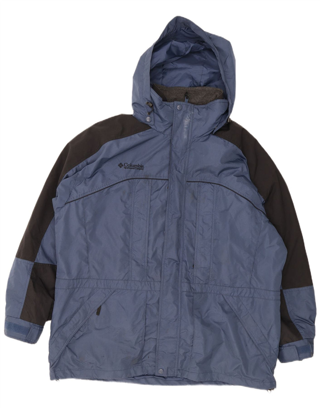 Męska kurtka wiatrówka Columbia Interchange UK 42 XL w kolorze niebieskim