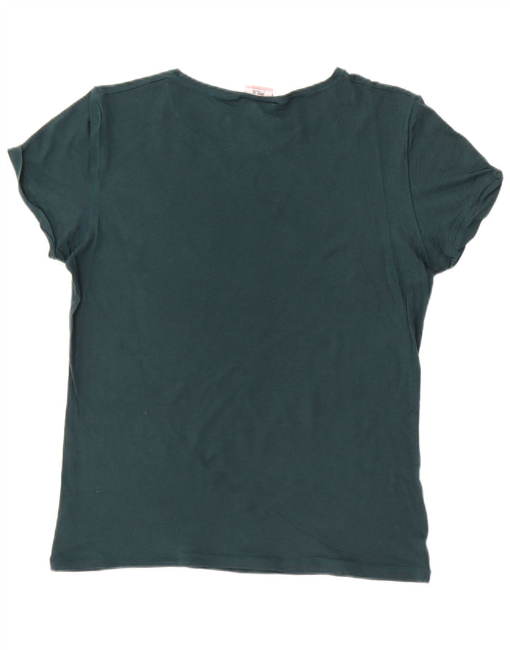 T-shirt męski Fila Top, średnio zielony, bawełniany