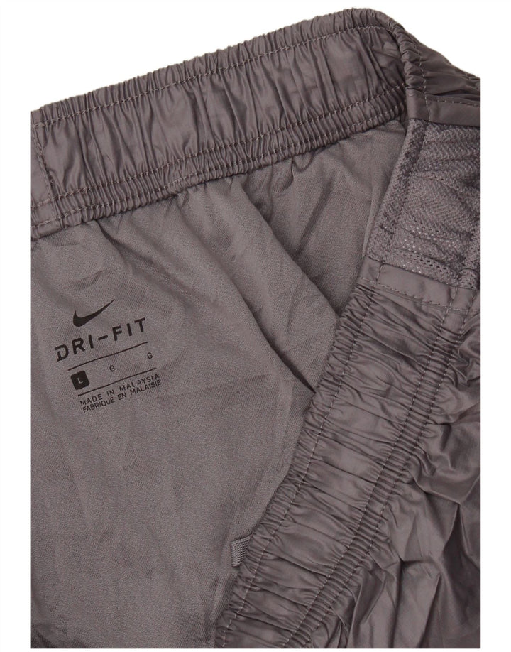 Damskie spodenki sportowe NIKE Dri Fit UK 14, duże, szare