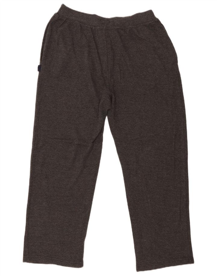 Damskie spodnie dresowe Izod UK 16, duże, szare, bawełniane