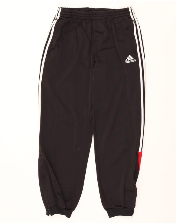 Męskie spodnie dresowe ADIDAS Joggers UK 42/44, duże czarne bloki kolorów