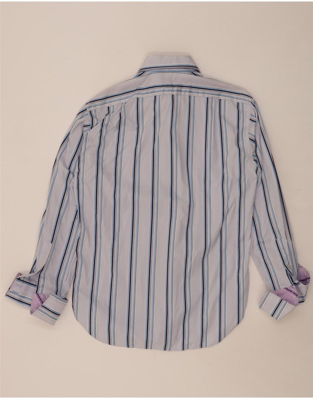 Koszula męska TED BAKER, rozmiar 16, duże niebieskie paski