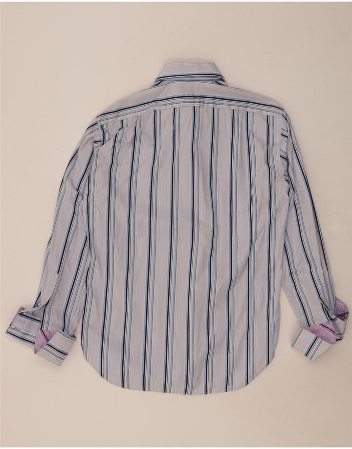 Koszula męska TED BAKER, rozmiar 16, duże niebieskie paski