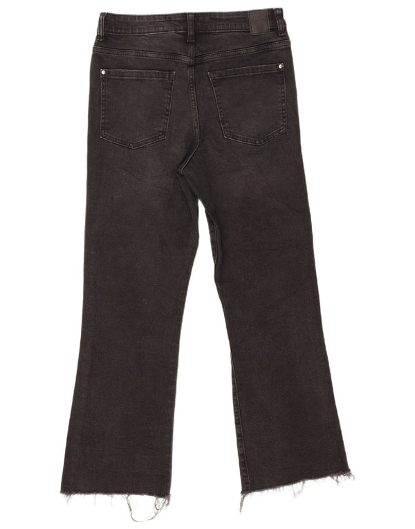 Damskie jeansy Bootcut Zara EU 40 Medium W30 L26 Czarna bawełna