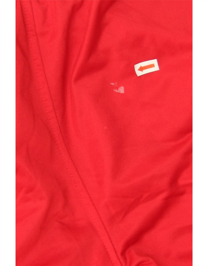 Damskie spodnie dresowe Asics UK 8, małe, czerwone, poliestrowe