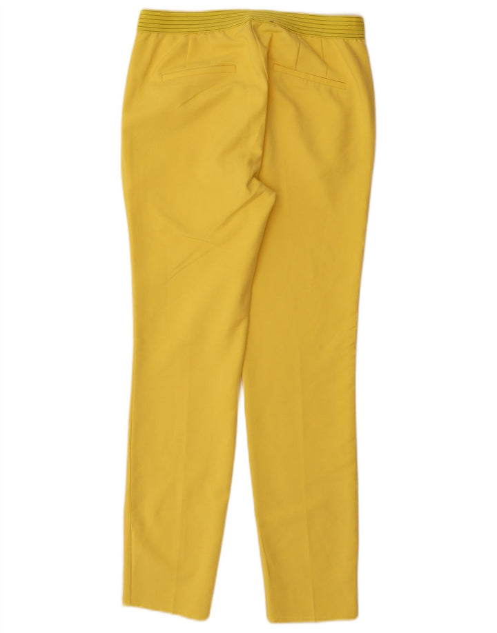 Damskie spodnie garniturowe Zara, średnie W28 L29, żółte