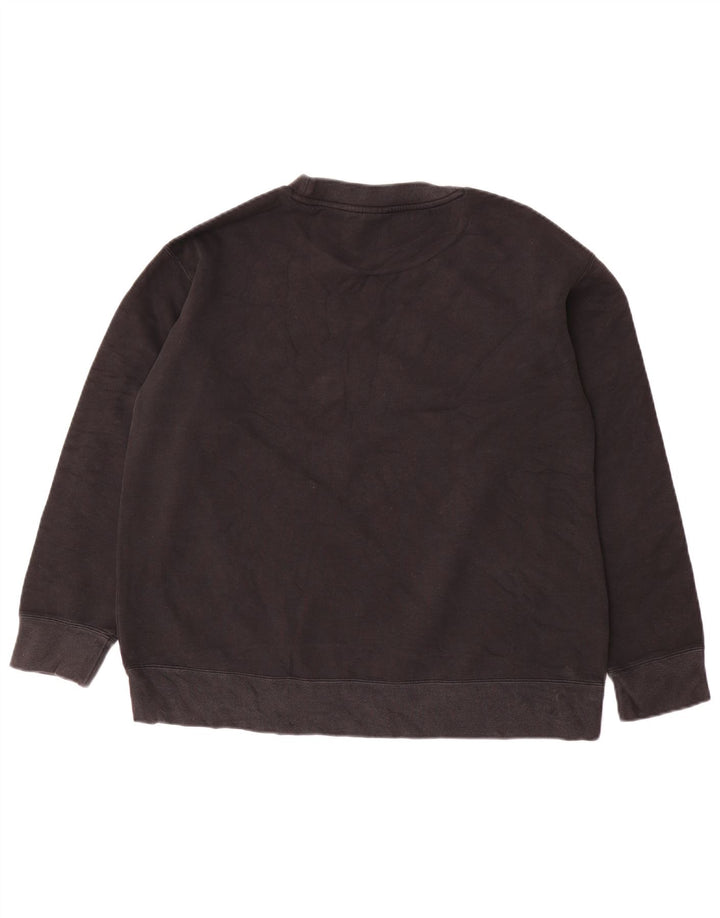 Damska bluza oversize Adidas Jumper UK 8 Mała czarna bawełna