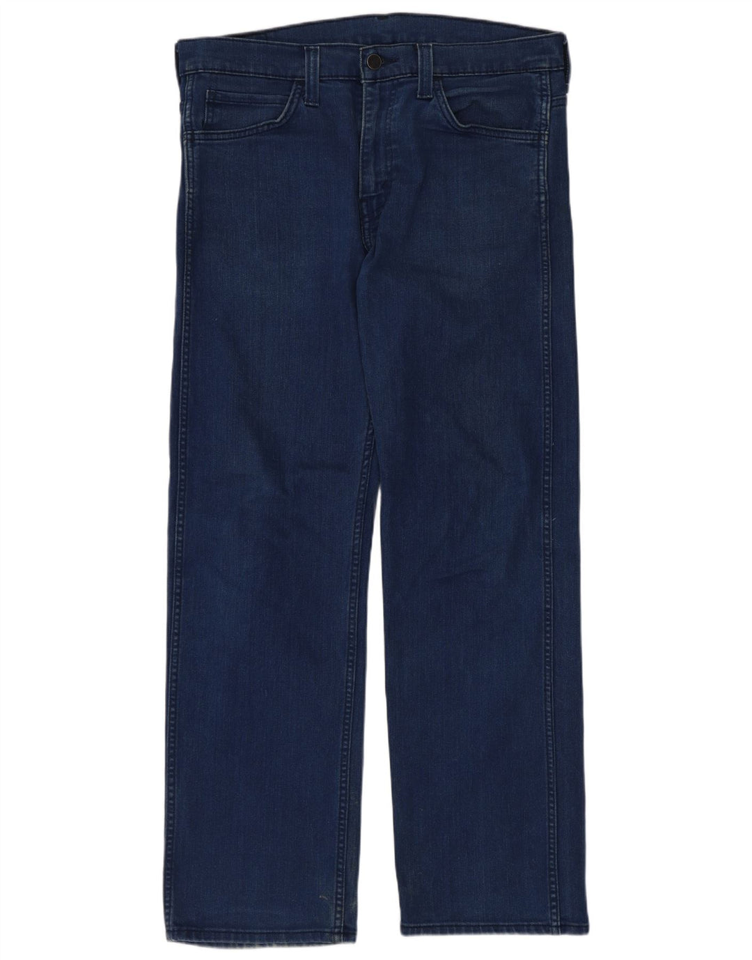 Męskie proste dżinsy Levi's W32 L32 Granatowa bawełna
