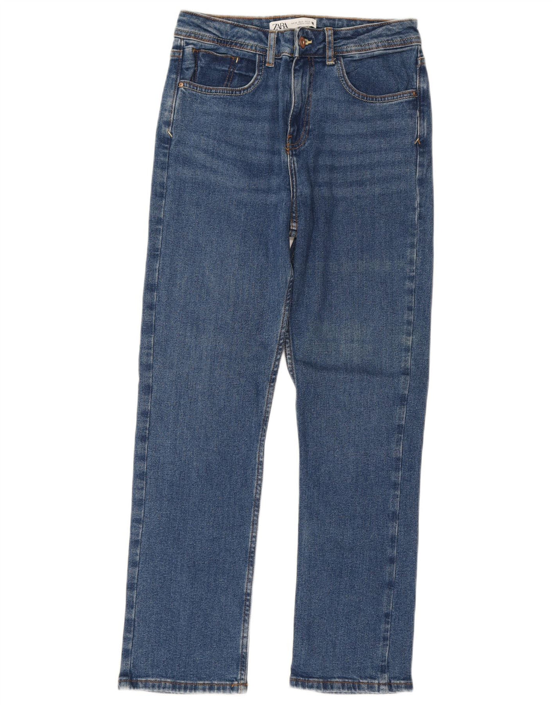 Damskie jeansy slim fit ZARA EU 38 Small W28 L27 Niebieskie