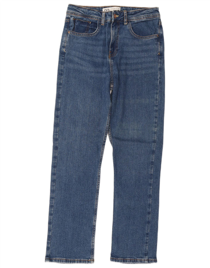 Damskie jeansy slim fit ZARA EU 38 Small W28 L27 Niebieskie