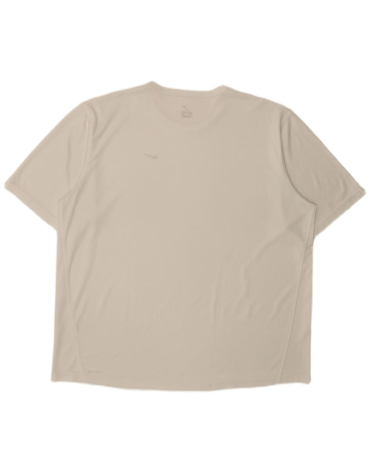 Męski T-shirt Nike Dri Fit Top 2XL Biały