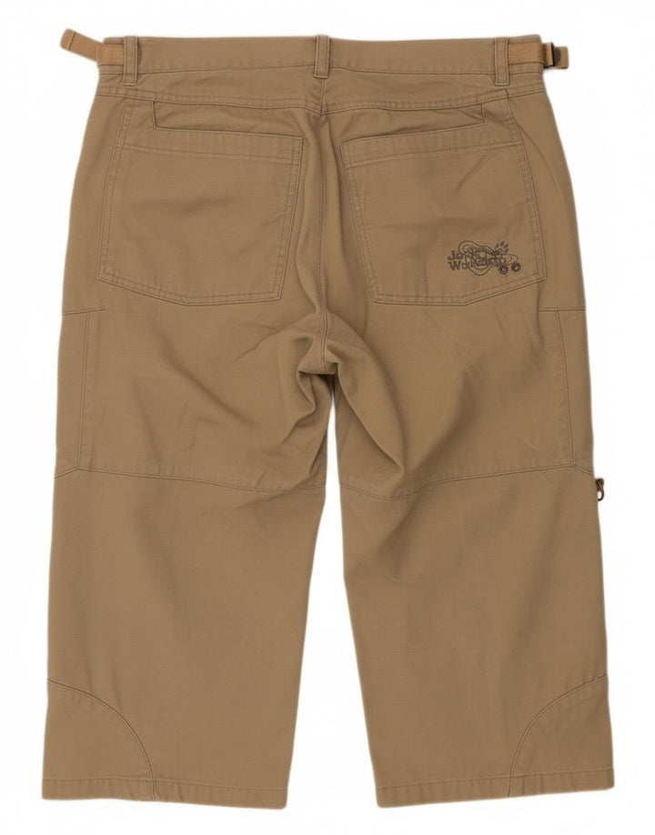 Męskie bermudy Jack Wolfskin Cargo W33, duże, beżowe, bawełniane