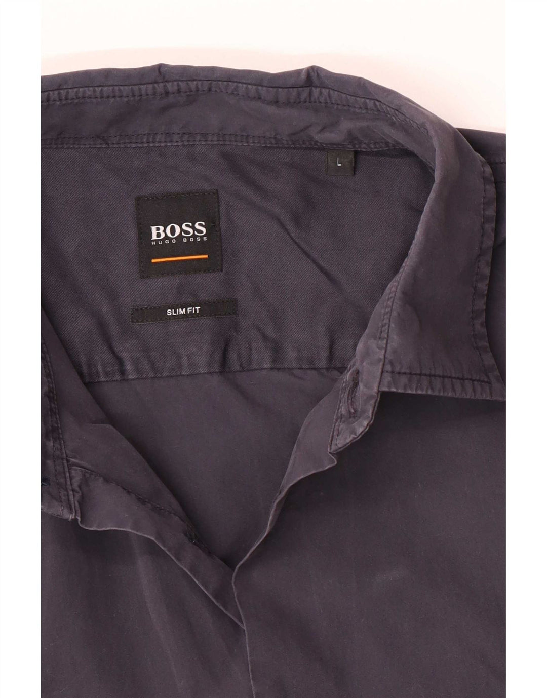 Koszula męska Hugo Boss Slim Fit, duża, granatowa